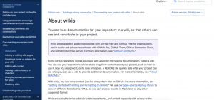 GitHub Wiki