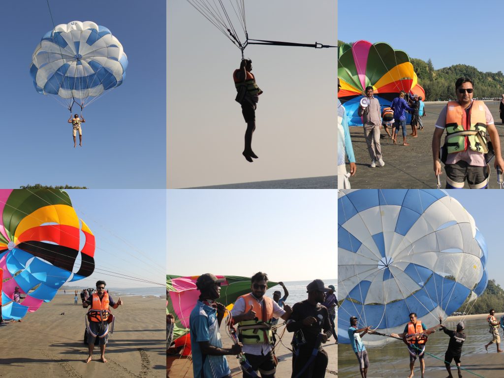 parasailing